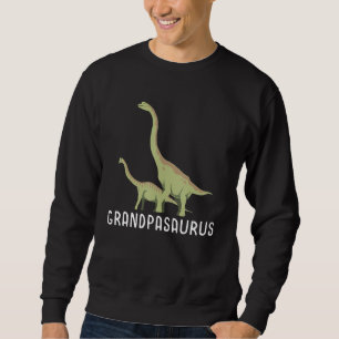 Grandpasaurus Grandpa Grandparent Grandfather Pale Sweatshirt