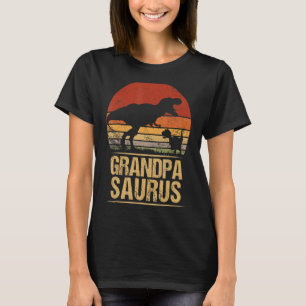 Grandpasaurus Rex Family Dinosaur Rex Dino Fathers T-Shirt