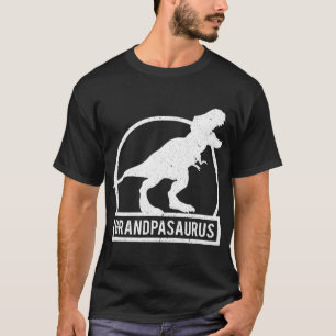 Grandpasaurus T Rex Dinosaur Funny Grandpa Christm T-Shirt