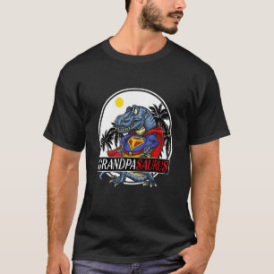 Grandpasaurus T Rex Dinosaur grandpa Saurus Family T-Shirt