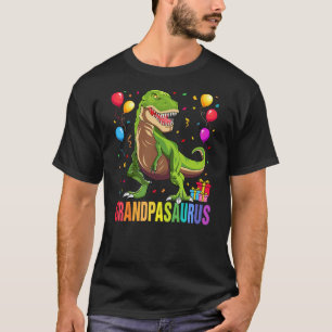 Grandpasaurus T Rex Dinosaur Grandpa Saurus Family T-Shirt