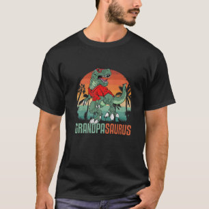 Grandpasaurus T Rex Grandpa Saurus Dinosaur Sungla T-Shirt