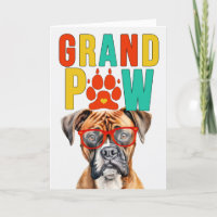 GrandPAW Boxer Dog GrandDOG Grandparents Day