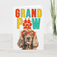 GrandPAW Cocker Spaniel GrandDOG Grandparents Day