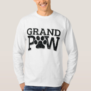 Grandpaw Dog Grandpa Grand Paw Gifts Men Dad Fathe T-Shirt