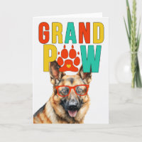 GrandPAW German Shepherd GrandDOG Grandparents Day