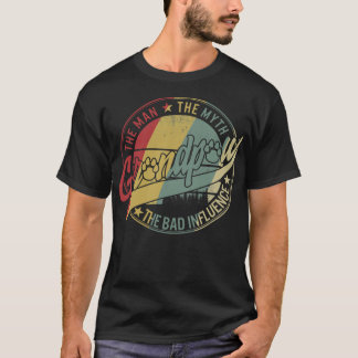 Grandpaw Shirt The Man The Myth Grand Paw The Bad 