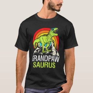 Grandpawsaurus Dinosaur Grandpa Grandpaw Saurus Fa T-Shirt