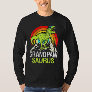 Grandpawsaurus Dinosaur Grandpa Grandpaw Saurus Fa T-Shirt