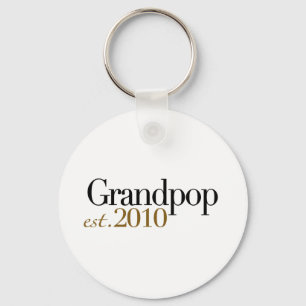 Grandpop Est 2010 Key Ring