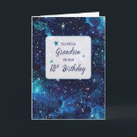 Grandson 18th Birthday Stars in Galaxy Sky Card<br><div class="desc">This card showcases a mesmerising galaxy sky, adorned with countless shimmering stars, representing the boundless potential of a young life just beginning to unfold. The front features a bold, celebratory message, wishing a happy 18th birthday to a cherished grandson. The combination of the cosmic backdrop and heartfelt words creates a...</div>