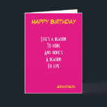 Grandson birthday card<br><div class="desc">motivational birthday cards with dedication to grandson</div>