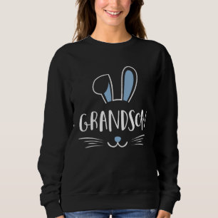 Grandson Bunny Rabbit Family Group Easter Father s Sweatshirt