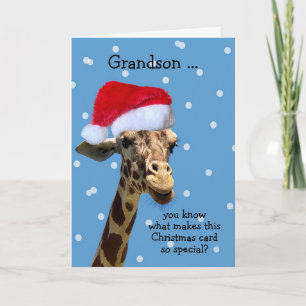 Grandson Christmas Card