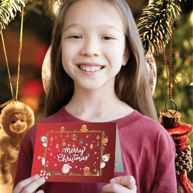 Grandson, Cute Reindeer and Snowman Christmas Card (Creator Uploaded)