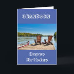 **GRANDSON** ENJOY YOUR BIRTHDAY CARD<br><div class="desc">WHAT A GREAT WAY TO SAY HAPPY BIRTHDAY DON'T YOU THINK? AND THIS ONE IS JUST THAT AND MORE!!!! THANK YOU FOR STOPPING BY ONE OF MY EIGHT STORES!</div>