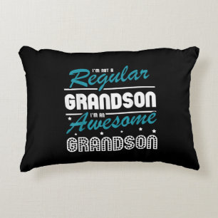 Grandson Gift   Im Not A Regular Grandson Decorative Cushion