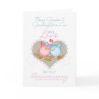 Grandson & Granddaughter-in-Law Anniversary Card W
