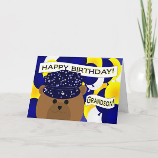 Grandson - Happy Birthday Navy Active Duty! Card