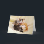 Grandson Happy Birthday Trio of Kittens Card<br><div class="desc">This card featuring three adorable kittens is perfect for a Grandson's birthday.  See other Fuzzyball cards for age-specific birthdays and birthday cards for other family members.</div>
