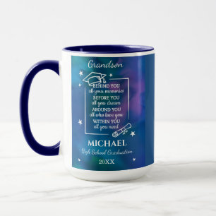 Grandson High School Graduation Custom Name Year Mug