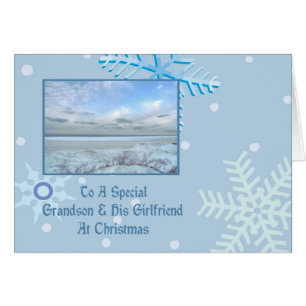 Grandson & His Girlfriend Winter Lake Christmas