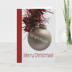 Grandson  Merry Christmas card