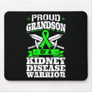 Grandson Of A Kidney Disease Warrior Ckd Awareness Mouse Pad