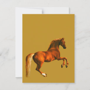 Grandson of the Godolphin Arabian ... on Gold Postcard