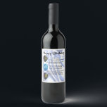 Grandson  Poem  Wine Bottle Label  Happy  Birthday<br><div class="desc">A great gift for a special grandson on his birthday</div>