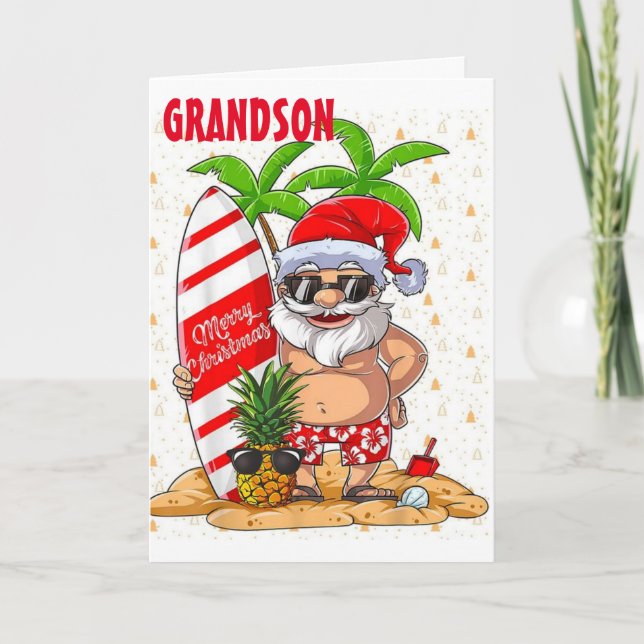 **GRANDSON** TIME TO SPREAD COOL HOLIDAY CHEER  (Front)