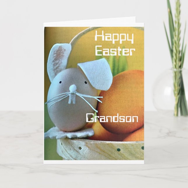 ***GRANDSON*** YOU ARE ONE GOOD EGG (EASTER) CARD (Front)