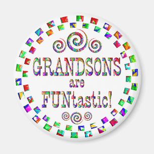Grandsons are FUNtastic Magnet