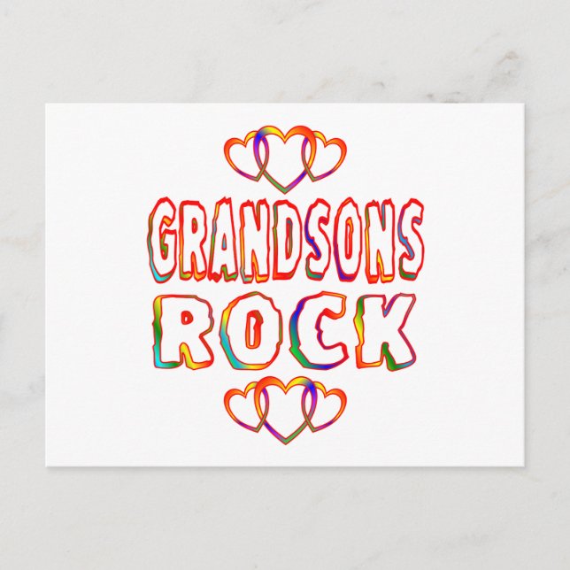 Grandsons Rock Postcard (Front)