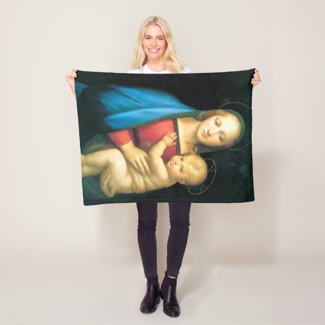 Granduca Madonna, Raphael Fleece Blanket (In Situ)