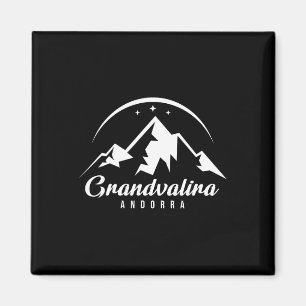 Grandvalira Andorra Ski Resort Skiing Snowboarding Magnet
