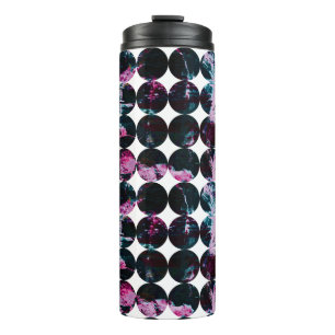 Grange polka dots. thermal tumbler