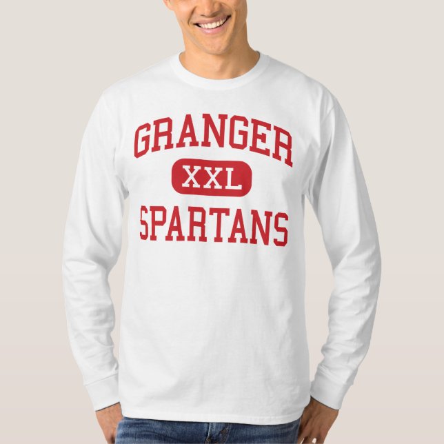Granger - Spartans - High - Granger Washington T-Shirt (Front)