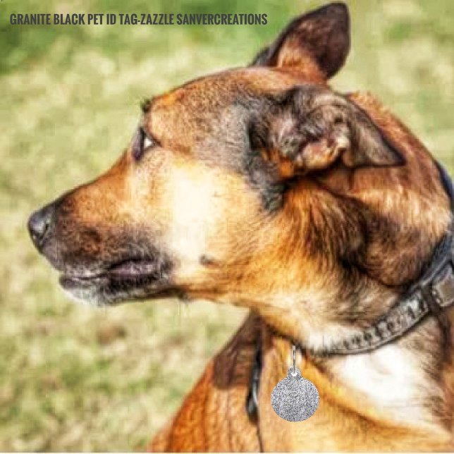 Granite Black   Pet Tag (Creator Uploaded)