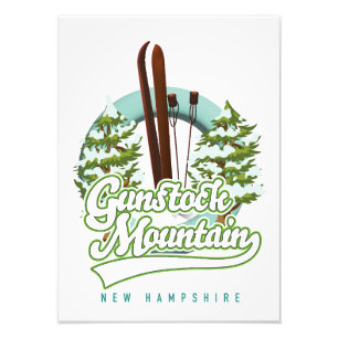 Granite Gorge new Hampshire ski Photo Print