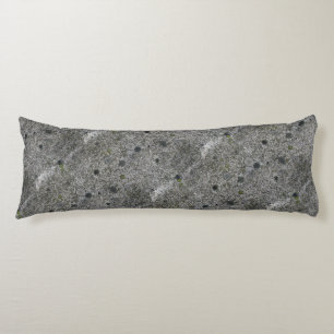Granite Grey with Green Moss Body Cushion