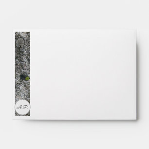 Granite Grey with Initials Address Envelopes
