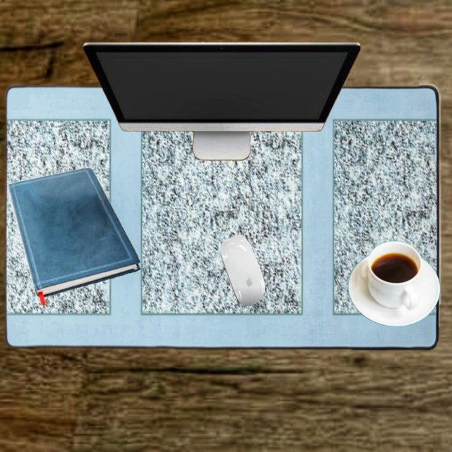 Granite Inlaid Desk Mat (Granite Inlaid Desk Mat, is a good look for the office!)