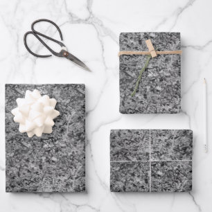 Granite Mosaic Abstract Stone Marble Pattern Wrapping Paper Sheet