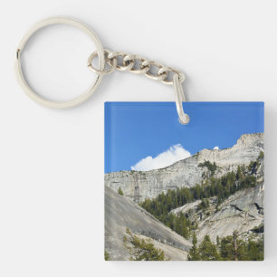 Granite Mountains at Tenaya Lake, Yosemite, CA Key Ring