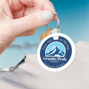 Granite Peak Wisconsin ski area keepsake Key Ring