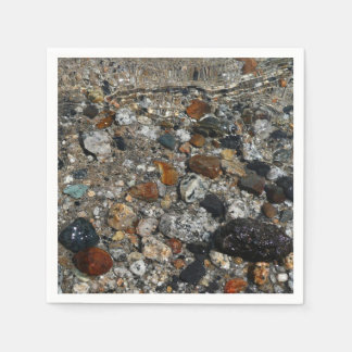 Granite Pebbles in Tenaya Lake at Yosemite Napkin