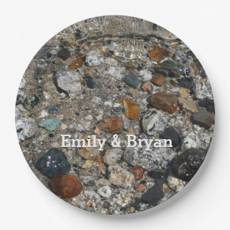 Granite Pebbles in Tenaya Lake at Yosemite Paper Plate