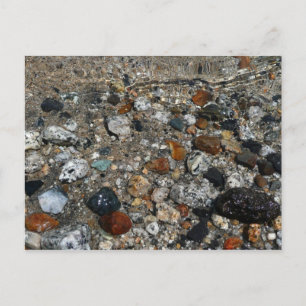 Granite Pebbles in Tenaya Lake at Yosemite Postcard