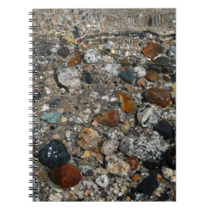 Granite Pebbles in Tenaya Lake at Yosemite Spiral Notebook